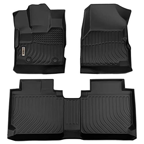 orealtrend Car Mats Replacement for Floor Liners Chevrolet Chevy Equinox / GMC Terrain 2012-2017 Heavy Duty All Weather Guard Black Front and Rear Car Carpet-Custom Fit-Tough/Durable/Odorless