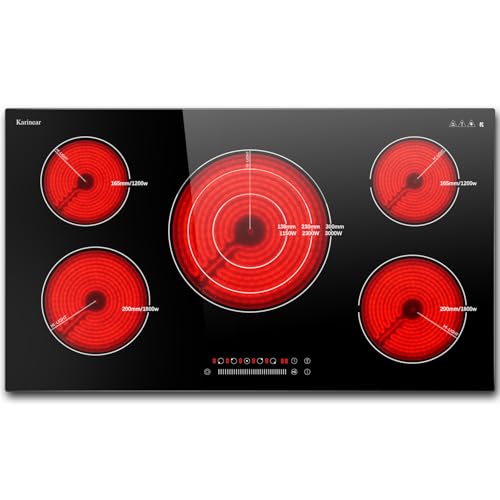 Karinear 36 Inch 5 Burner Cooktop