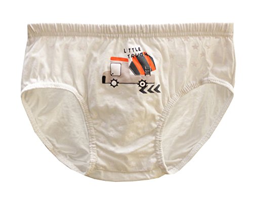 CHUNG Toddlers Little Boys 2-9Y Cotton Briefs Underwear Pack of 5/6 Car Dinosaur3