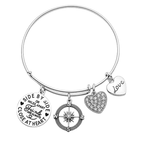 Image of Infinity Collection Best Friends Bracelets- Not Sisters By Blood But Sisters By Heart Bracelet- Friend Jewelry- Gift for Friends