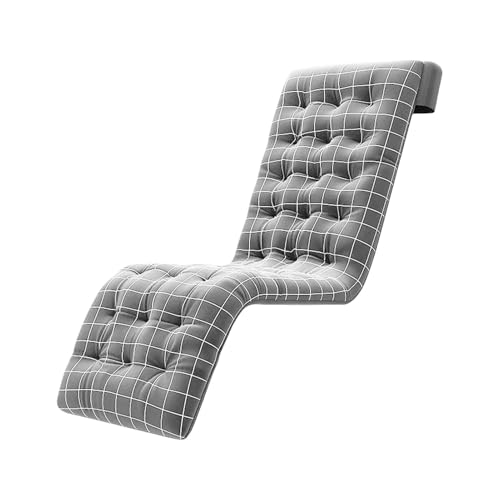 Cojines para sillas de césped, cojines de chaise longue al aire libre - colchoneta para dormir cómoda almohada chaise longue | Cojines de asiento de patio transpirables cojines de asiento de silla