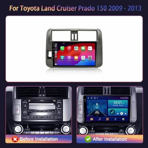 Radio de coche Toyota Corolla E150 que soluciona la falta de conectividad 2