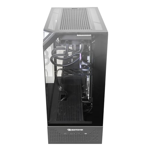 Image of iBUYPOWER Element Pro Gaming PC Desktop Computer AMD Ryzen7 9800X3D CPU, AMD Radeon RX 9070XT 16GB GPU, 32GB DDR5 RGB 5200MHz RAM, 2TB NVMe SSD, Windows 11 Home, Gamer Keyboard and Mouse- EPBA7R97XT02