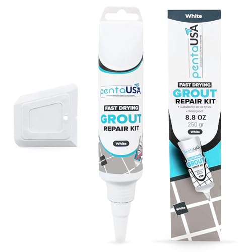 PentaUSA Fugenmörtel - Fugenkitt Reparatur, Tube zum Reparieren...