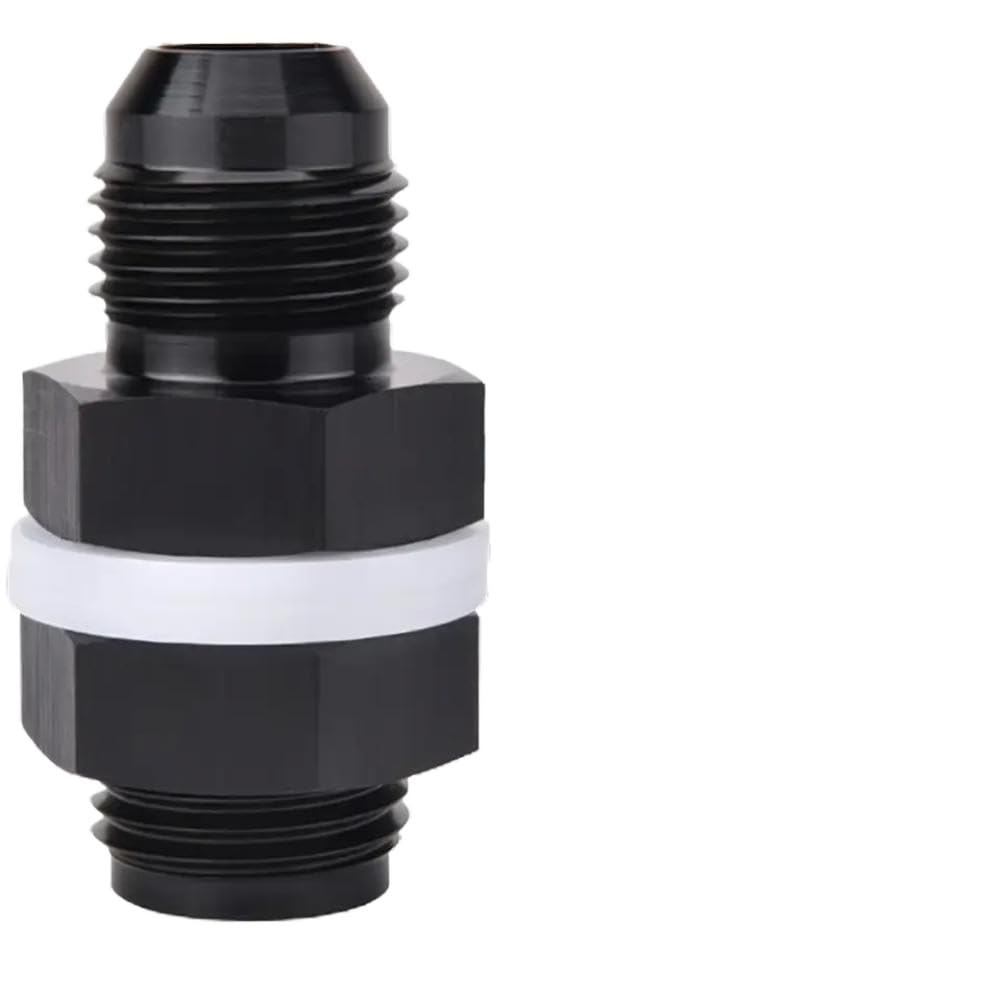 Fuel Cell Bulkhead Fitting Accessories AN6 AN8 AN10 Compatible with Black Fuel Cell Bulkhead Adapter(AN6)