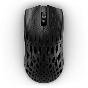 PWNAGE Trinity Wireless Gaming Mouse 8kHz – 39 Grams Ultralight Esports Pro Gamer Flawless Professional Custom Xero PAW3950 Optical Sensor 36,000 DPI – 8000Hz -100% PTFE Skates Symm 2 – Black