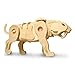 Produktbild Fernbedienungs Spielzeug 3D-Sabertooth Tiger Puzzle-Walk-Sound-Steuerung Tier Holzmodell Puzzle 3D-Modell Kit 300 * 235 * 55Mm