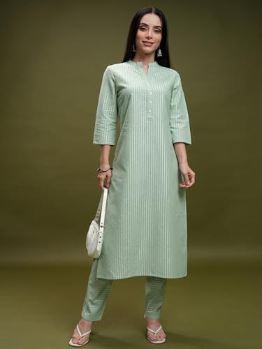Image of Vishudh Women's Ethnic Set | Regular Fit | Fashion Outfit | with Comfortable Wear