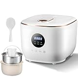 Photo Gallery cooker di riso a basso zucchero, pentola di riso portatile 3l, 5 modalità di cottura, appuntamento intelligente 24 ore su 24, conservazione a calore 8 ore, interni della glassa in ceramica antiaderent Photo Gallery cooker di riso a basso zucchero, pentola di riso portatile 3l, 5 modalità di cottura, appuntamento intelligente 24 ore su 24, conservazione a calore 8 ore, interni della glassa in ceramica antiaderent