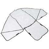 habillage pluie poussette canne maclaren Protection pluie pour poussette : la housse transparente offre une visibilité optimale sur votre bébé et vous permet de le surveiller. double protection pluie pour poussette