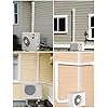 Amazon.com: Nouscan 3" 9Ft Mini Split Line Set Cover with Flexible Duct ...