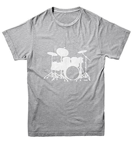 Drum Silhouette - Musician Drummer Youth T-Shirt