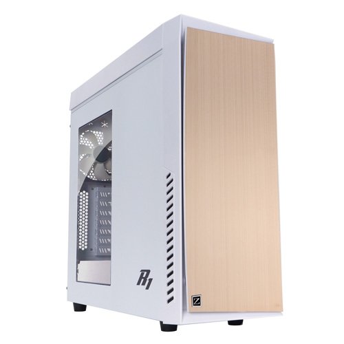 Zalman R1-White Midi-Tower Blanco - Caja de Ordenador (Midi-Tower, PC, Blanco, ATX,ITX,Micro ATX, Hogar/Oficina, 36 cm)