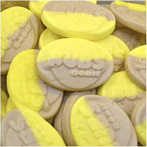 Banana/Caramel Foam Ovals (Vegan) 2kg | Premium Swedish Sweets