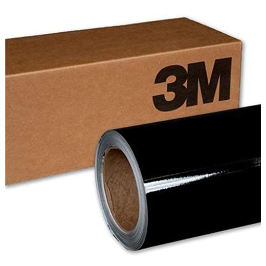 3M Gloss Black Car Wrap Vinyl Film