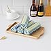 Oeleky Kitchen Dishcloths for Washing Dishes, Ultra Absorbent Dish Rags, Cotton Cleaning Cloths Pack of 8, 12x12 Inches (mix-1, 12x12 inch)