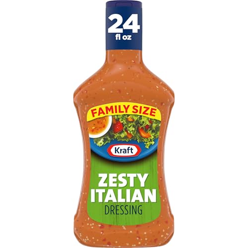 Kraft Zesty Italian Dressing Family Size, 24 fl oz Bottle