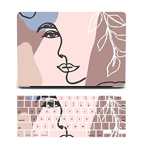 Laptop Case Compatible with MacBook Pro 13 Inch Case 2015 2014 2013 2012 Release Model A1502 A1425 with Retina Display, Plastic Hard Shell Case Cover & Keyboard Cover Skin - Pink Lady