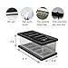 Bivitre 1/64 Model Car Display Case - Compatible with Hot Wheels Matchbox Mini GT Diecast Cars,Acrylic Box for Toy Cars Display Décor and Storage,Stackable Garage Diorama with LED Lights(1T-Motor)