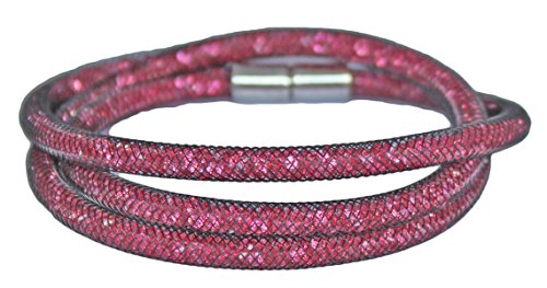 Sophistikitty Wrap Around mesh Bracelet with Sparkly Crystal Rhinestones