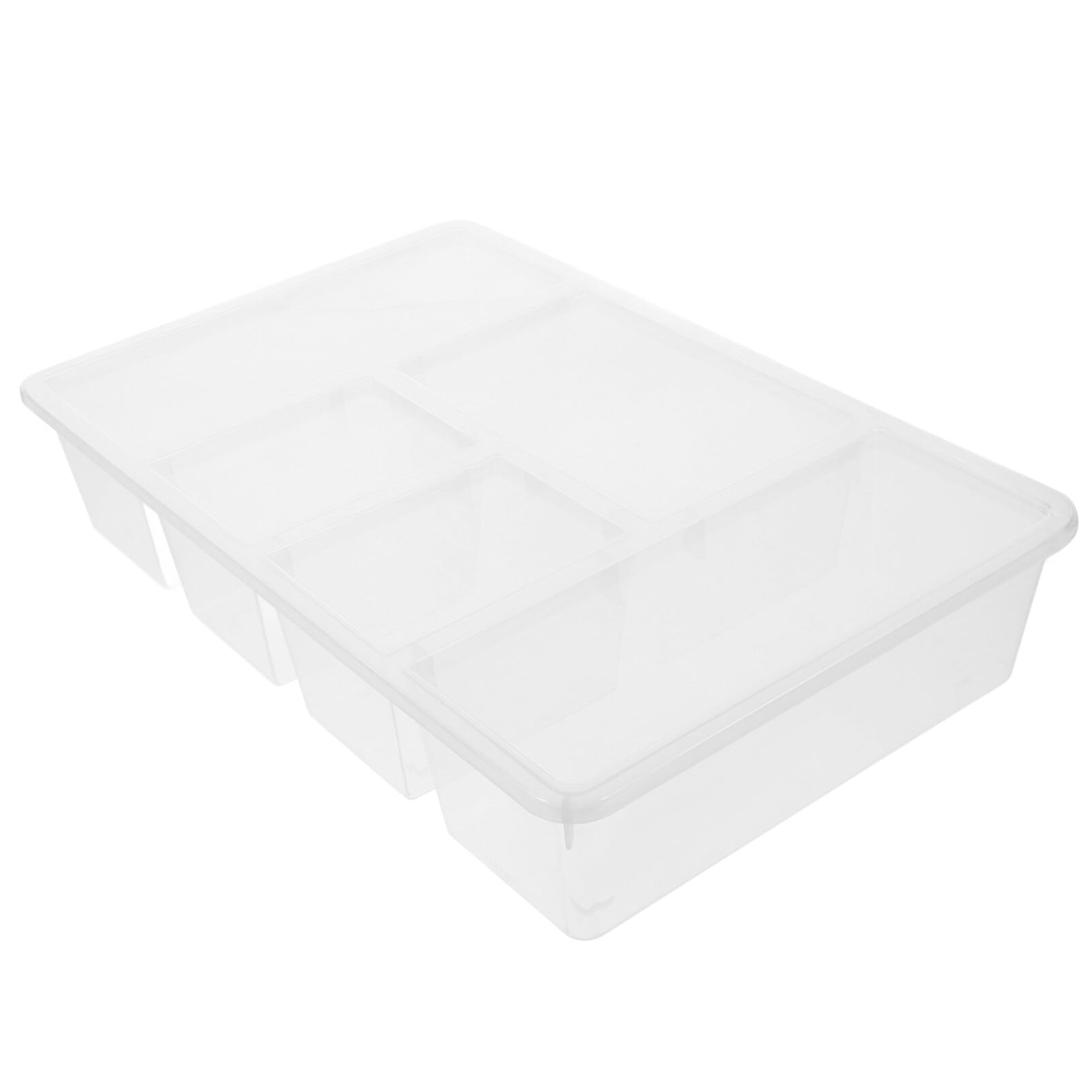 Amosfun Recipiente de Conservación de Alimentos Pp con 5 Compartimentos