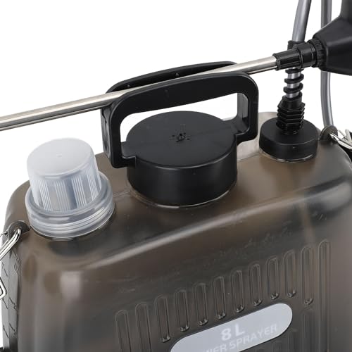 Batteriebetriebenes Sprühgerät, Elektrischer Gartensprüher, Rückensprühgerät mit Tragbarem 8L 2000mAh Automatisch Wiederaufladbarem USB-Anschluss zum Autowaschen, Blumengießen