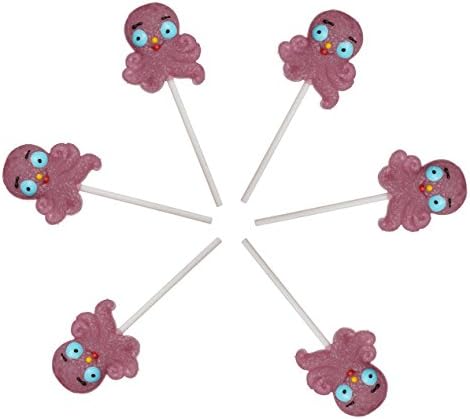 Purple Octopus Lollipop Large Candy Kosher (6 pack)