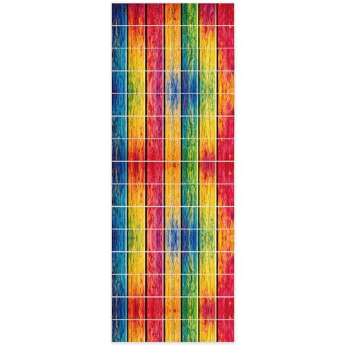 Calcomanías para elevar escaleras PLIGREAT 15 hojas autoadhesivas de madera 7