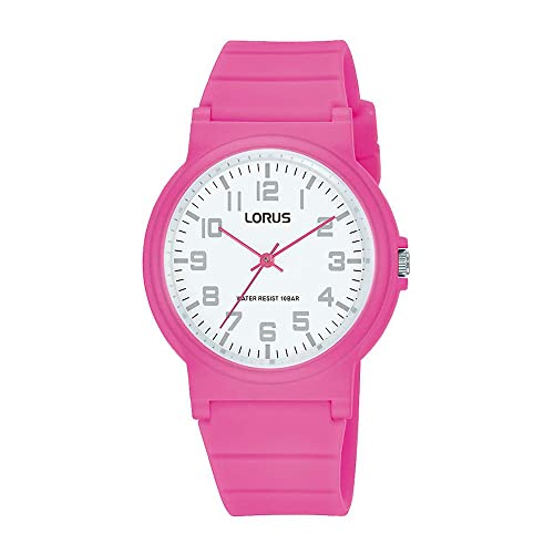 Lorus Reloj Analógico para Chicas de Cuarzo con Correa en Silicona RRX43GX9