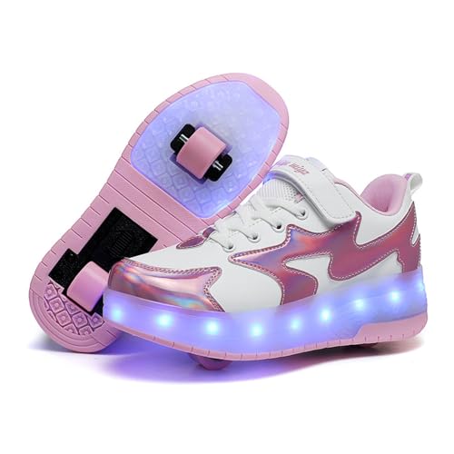 Chaussures à Roulettes Rétractables Enfants Mateju - Patins 2 En 1 Garçons Filles