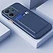Anlalish Compatible with Oppo Reno 15 Pro Case with Card Holder, Phone Case for Oppo Reno 15 Pro Silicone TPU Shockproof Protective Cases for Women/Men (Dark Blue)