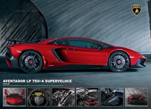 EuroGraphics 6000-0871 „Lamborghini Aventador 7504 SV“ Puzzle (1.000 Teile, Mehrfarbig)