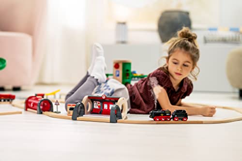 BRIO World stoomspeelgoedtreinmotor op batterijen voor kinderen vanaf 3 jaar - paasgeschenken voor kinderen - Image 8