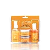 VLCC Pedi Glow Foot Care Kit - 100g + 200ml | Keeps Your Feet Clear, Soft, and Smooth | A Combo of Foot Cream, Foot Scrub, Foot Cleanser, and Foot Spray.
