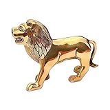 Vastu Vardan Lion Statue | Weight-818 gm Approx. | Vastu Idol for Home and Office | Vastu Brass Statue | Zonal Placement -North-North-East, South-South-East
