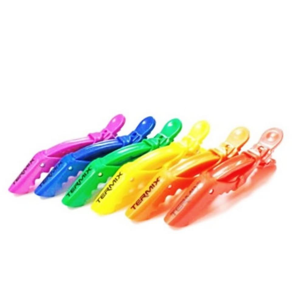 Termix Set 6 Pinzas De Pelo Profesionales Para El Cabello, Sujeción Y Agarre Perfectos 200 G, Pride
