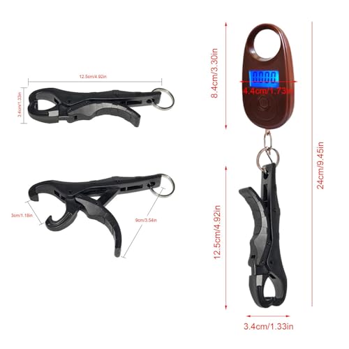 Balança Digital de Peixe,Escala de Peixe,Balança de pesca pequena | Balança digital com alta precisã