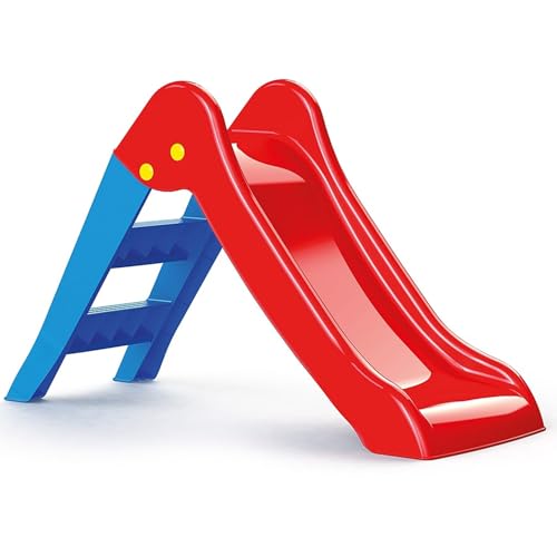 Dolu My First Garden Slide Medium for Kids For Children From 2 Years Blue Ladder and Red Slope...
