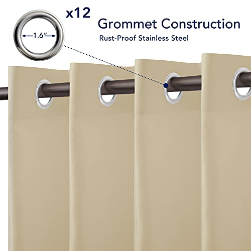 Purefit Outdoor Curtains For Patio Waterproof Weatherproof thumb #3