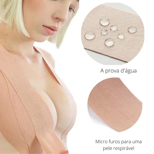 Fita Adesiva Levanta Seios Sutiã Invisível 1 Rolo Fita Sustentação Para Peitos