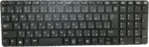 ���{�ꃌ�C�A�E�g �m�[�g�p�\�R�������p�L�[�{�[�h,�K�p�� ��HP ProBook 450 G0/455 G1 450 G1/450 G2/470 G1/470 G2 �u���b�N, �e���L�[�t��, HP 15�V���[�Y�Ή�