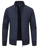 Occasions Appropriées : Cardigan Zippé Slim Fit en Tricot à manches longues pour homme est idéal pour les tenues de tous les jours ou les activités décontractées. Il convient pour les sorties, les dîners, les occasions professionnelles, et constitue également un cadeau parfait pour vos proches en hiver.