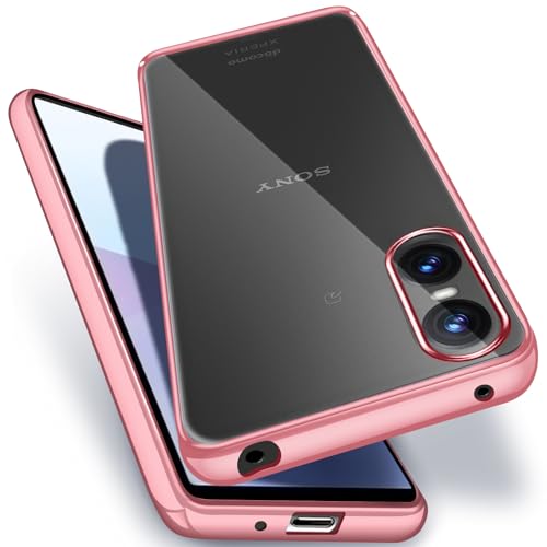For Sony Xperia 10 vi �p �N���A �P�[�X �ϏՌ� SO-52E SOG14 XQ-ES44 �J�o�[ �ČRMIL�K�i �G�N�X�y���A10vi�p �X�}�z�P�[�X TPU �ی�P�[�X �X�g���b�v�z�[���t�� ���b�L���H �N���A�o�b�N�i���[�Y�S�[��