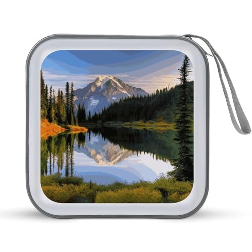 Rangement CD/DVD portable étui zippé 40 disques auto maison voyage