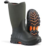 Showave Arctic Excursion Rubber Boots for Men Mid Calf...
