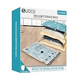 Bolsas de almacenamiento al vacío, 10 bolsas grandes con bomba eléctrica, 10 bolsas grandes de viaje para ahorrar espacio, bolsas de compresión herméticas para ropa, almohadas, edredones, mantas