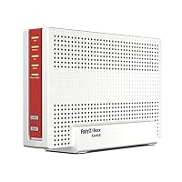 FRITZ!Box 6690 Cable | Router für einen Kabelanschluss (DOCSIS 3.1-Kabel-Modem, 4x4 Wi-Fi 6 (WLAN AX) mit 4.800 MBit/s (5 GHz) + 1.200 MBit/s (2,4 GHz), 1x 2,5-Gigabit-LAN-Anschluss, USB 3.0, DECT) – Ansicht 1