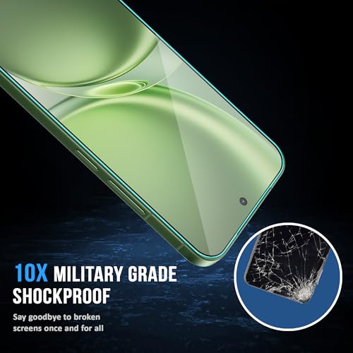 Image of FIRST MART Tempered Glass for Vivo X300 FE, 9H 0.3 mm Full-Glue Screen Protector with Cable Protector, 3D Edge-to-Edge, HD Clear, Case-Friendly, Black, Pack of 1