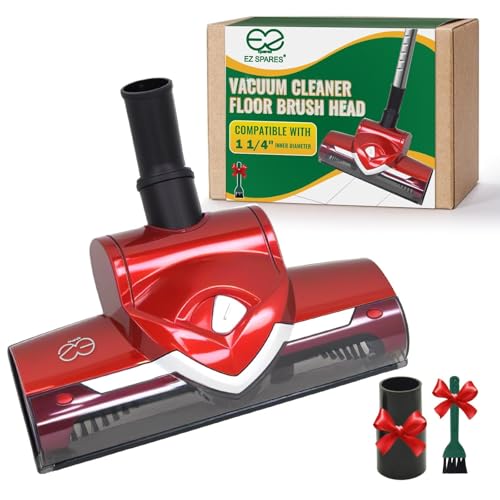 EZ SPARES Replacement Turbo Brush Head,Universal Vacuum Cleaner Brush, 1 1/4,1 3/8 Inch,Compatible with Most Vacuum Brands,Hoover Eureka Royal, Rainbow Shop Vac,As Christmas New Year Gift(Festive Red) EZ SPARES Replacement Turbo Brush Head,Universal Vacuum Cleaner Brush, 1 1/4,1 3/8 Inch,Compatible with Most Vacuum Brands,Hoover Eureka Royal, Rainbow Shop Vac,As Christmas New Year Gift(Festive Red)