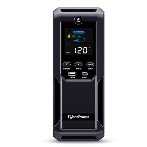 CyberPower CP1500AVRLCD3 Intelligent LCD UPS Battery Backup